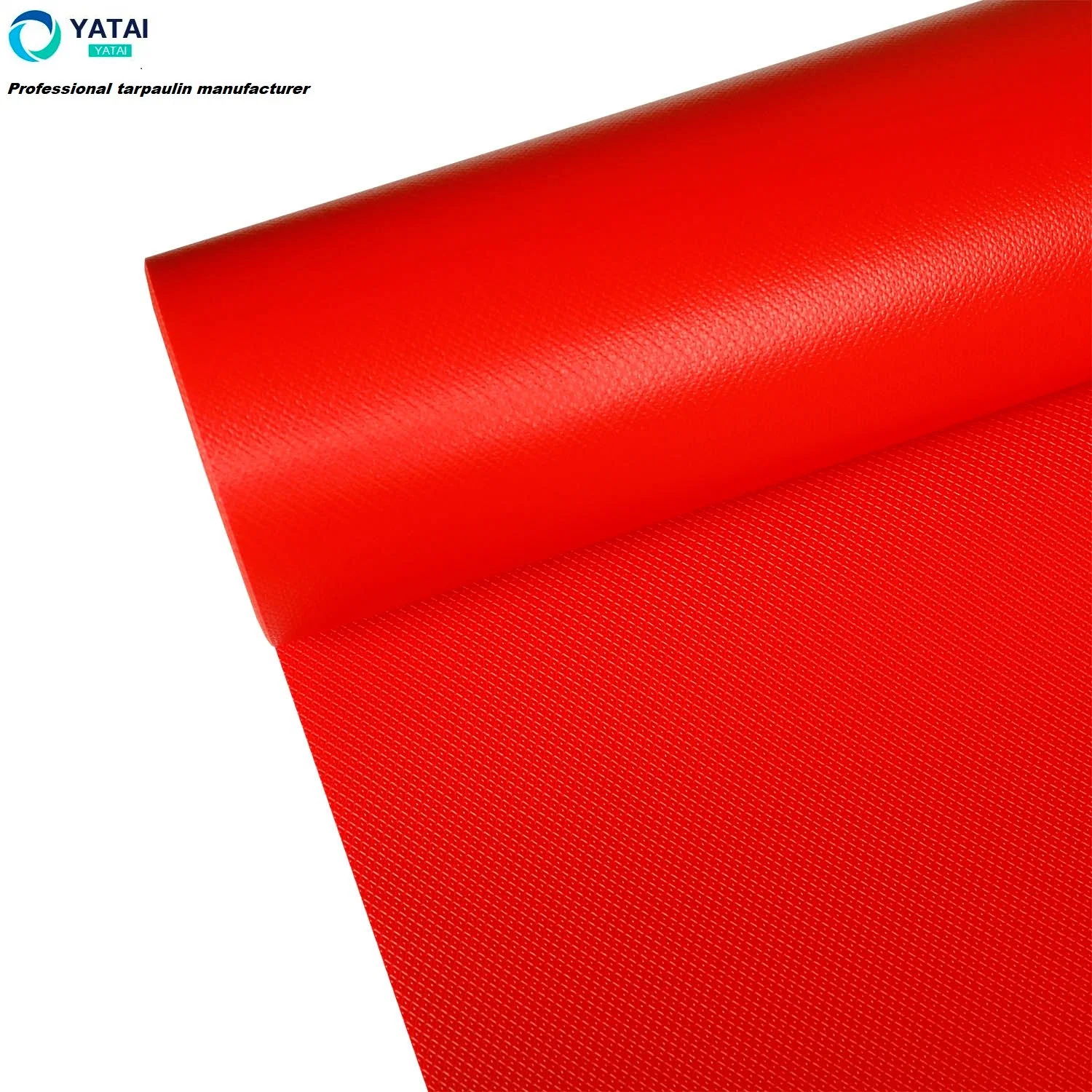 High Tencity Polyester Fabric Diamond Embossing Surface PVC Tarpaulin Textile