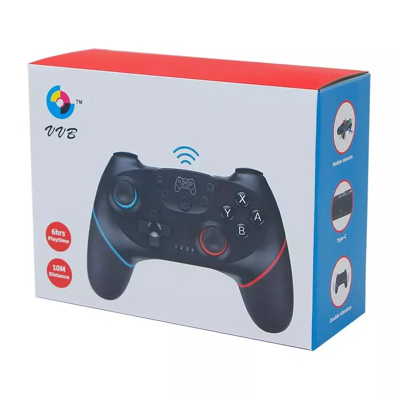 Custom Logo Printed Glossy Lamination Cardboard Electronic Appliance Game Controller Electrical Main Switch Paper Gift Packing Packaging Boxes with PVC Window