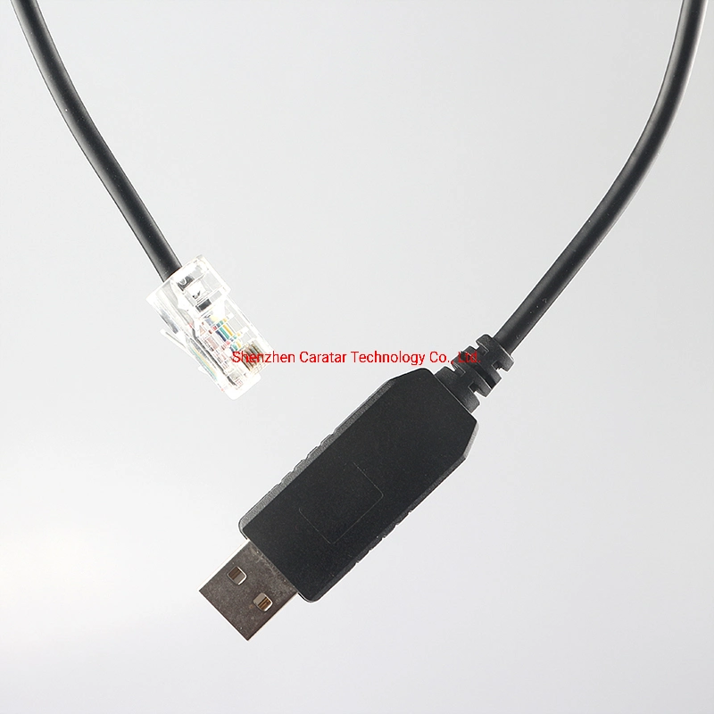 FTDI FT232rl USB para RJ45 8p8c RS485 Cabo de série com Estojo transparente para dispositivos industriais de consola