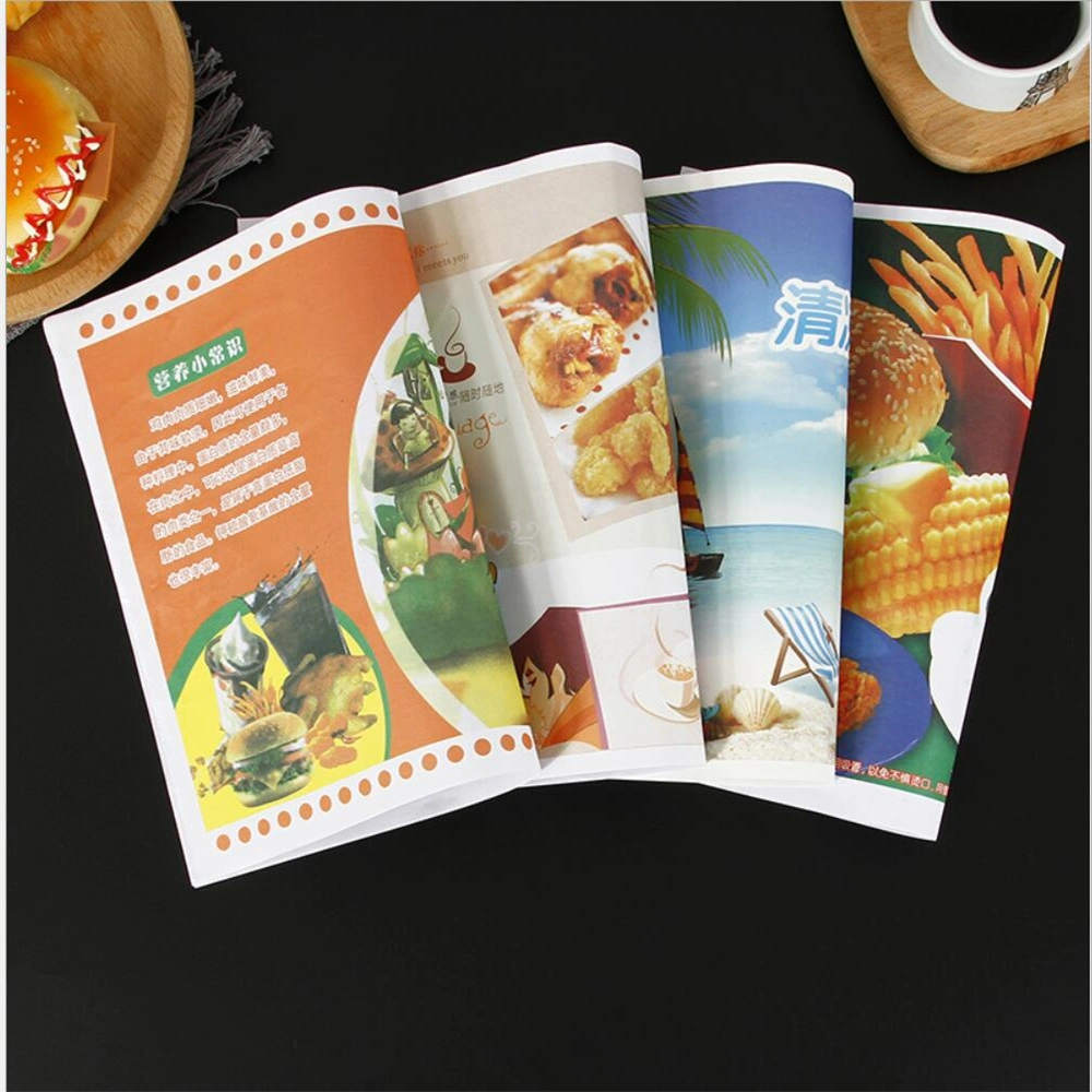 Side Shawarma Verpackung Farbiges Pergament Lebensmittelqualität Papier