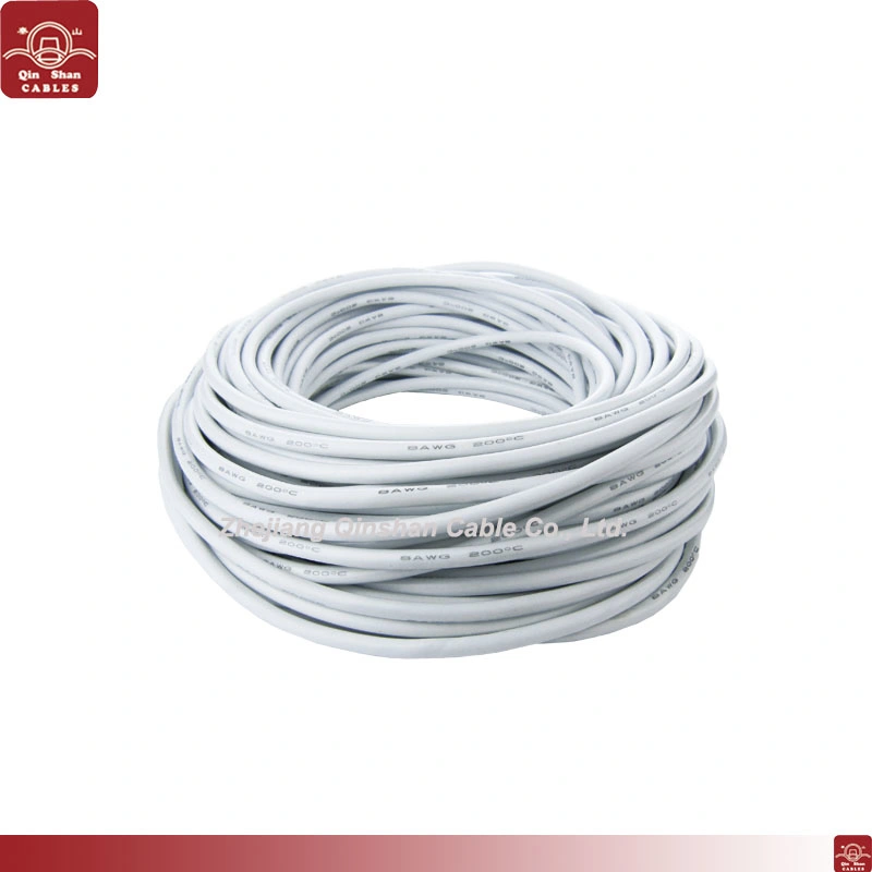 4 6 7 8 10 12 14 16 18 20 22 calibre 24 AWG para alta temperatura resistente al calor de cobre sólido Cable de silicona caucho