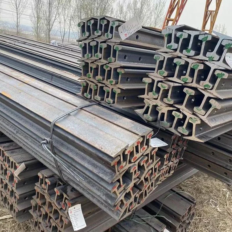 R50 R65 Rail Iron Profile Processing Train Used Rail Railway Track Railroad Steel Rails Railway Scrap Metal for Building