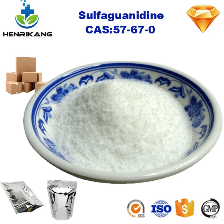 المسحوق الصيدلي المتوسط Sulfaguanidine Powder CAS 57-67-0 المواد الخام Purity Sulfaguanidine