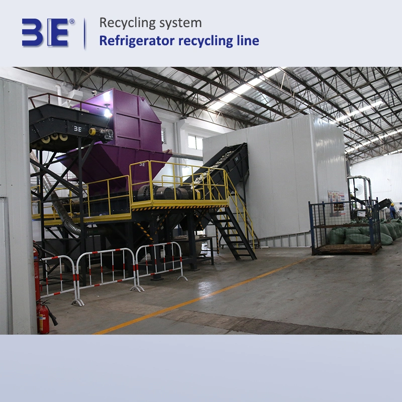 Household Appliances Recycling Equipment Refrigerator Recycling Line