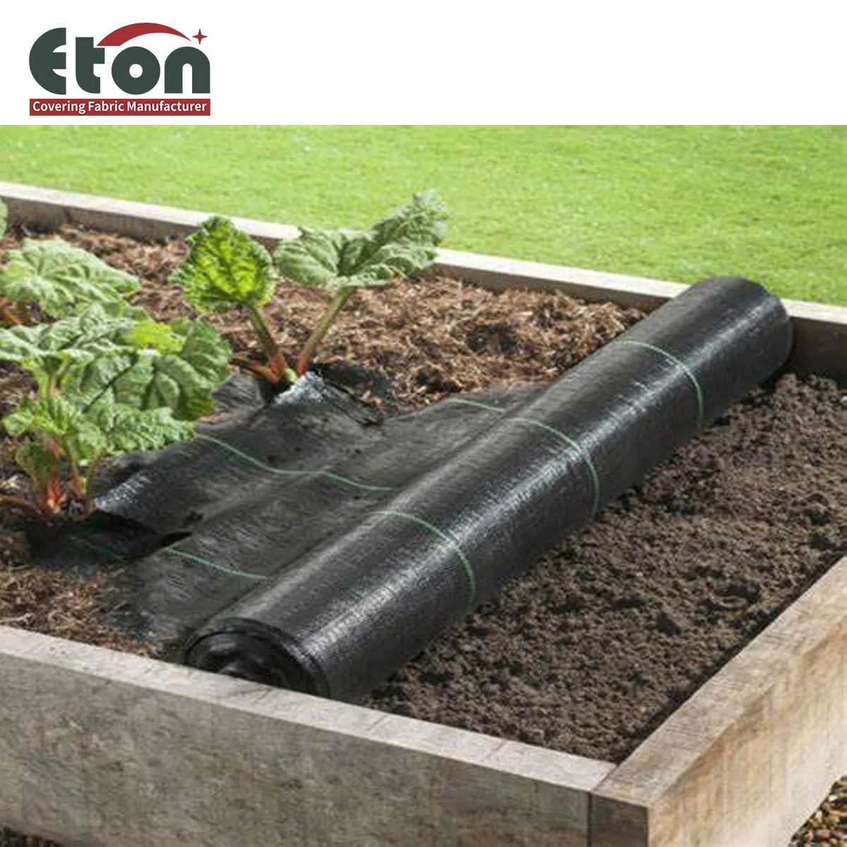 Recyclable Black/White PP/PE Woven Ground Cover with UV Treated