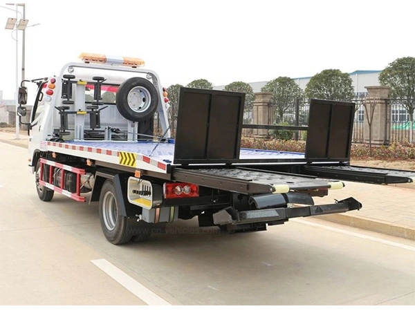 Foton Aumark One-Towing de grúa de plataforma plana de la luz de dos camiones de remolque de rescate de coche