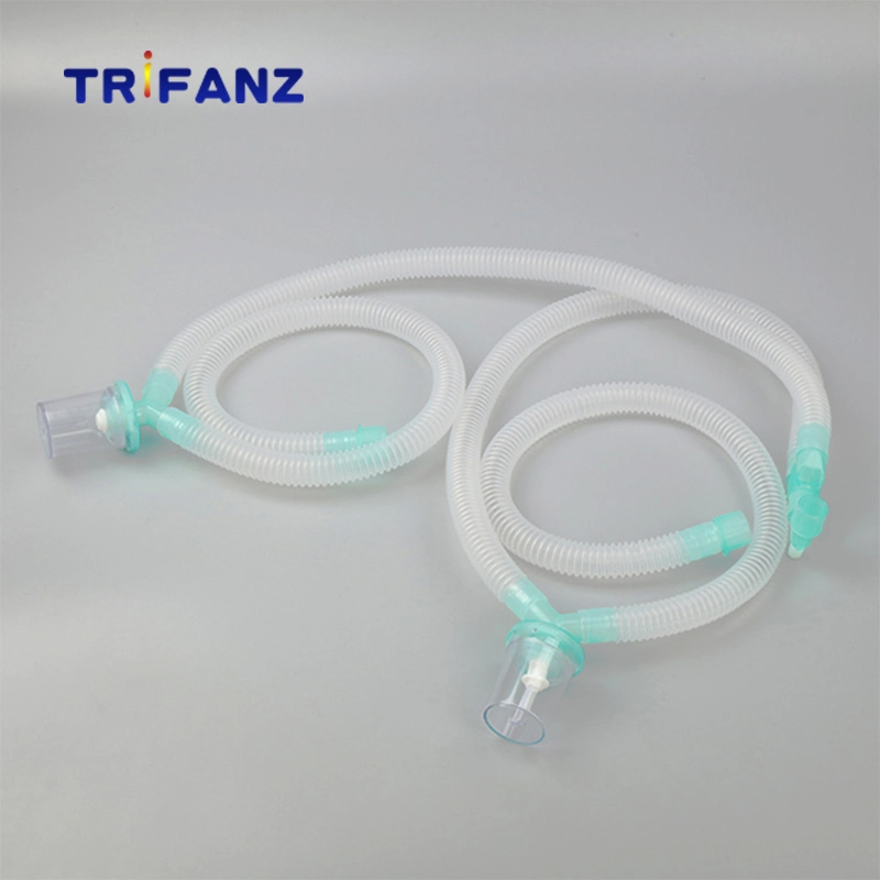 High quality/High cost performance Hospital Supply Popular Disposable Medical Anesthesia Ventilator Corrugated Breathing Circuits with Water Traps FDA ISO Approved