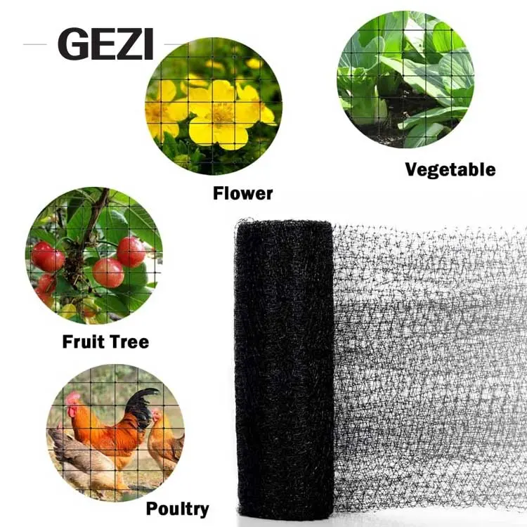 HDPE Nylon Anti Pigeon Bird Protection Resistant Chicken Anti Mole Deer Fence Net for Rice Field Berry Trees