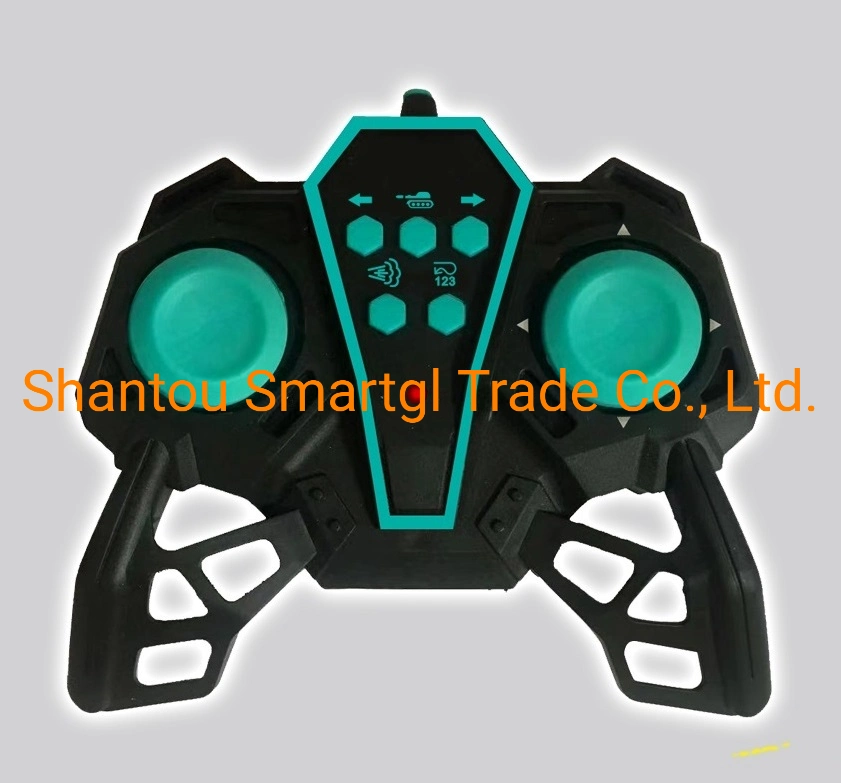 2.4G Spray 8-Wheels 12 Channels Stunt Tank 360 Degree Flip Spray Plastic Remote Control Car RC Car Toy