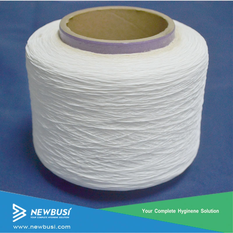 Resilient Elastic Spandex/Rubber Yarn From China, Raw Material of Hygienic Product