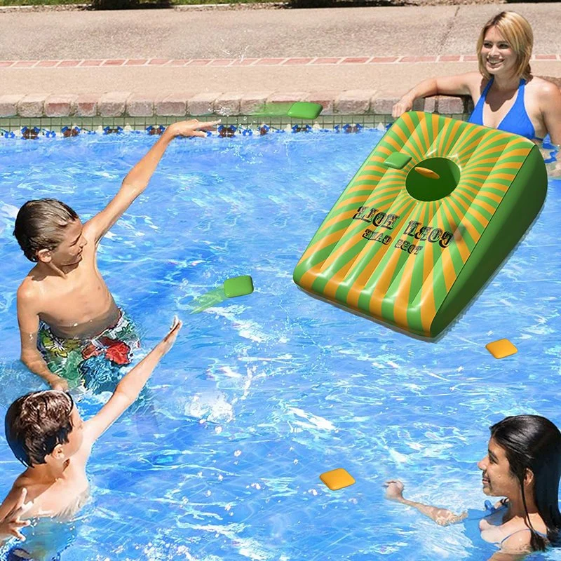 Inflatable PVC Corn Hole Outdoor Sport Wooden Corn Hole Coast Board Game