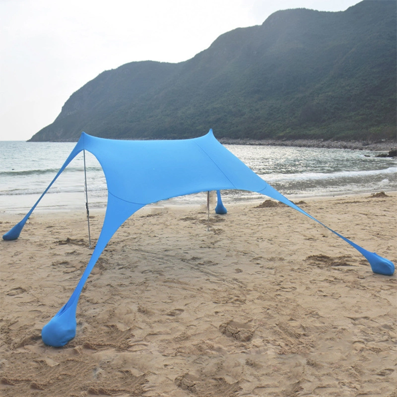 Tente avec ancrage de sable, tente d'ombre mode, parasol avec protection UV 100% Ci13218