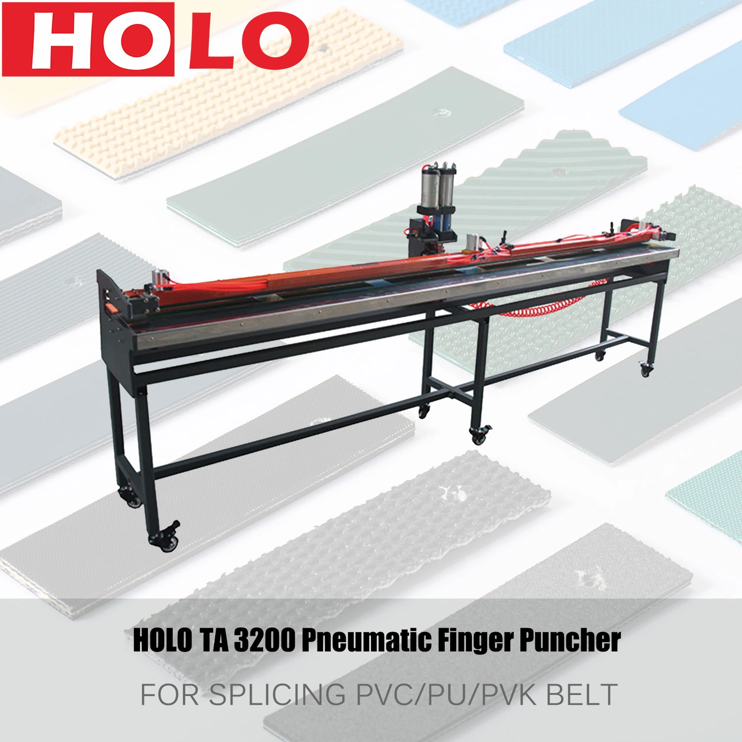 Holo PVC PU Belt Portable Finger Punch Equipment