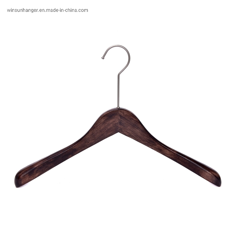 فندق Luxury Hotel Home Garment Long Hook Suits Cosit خشبي حظائر