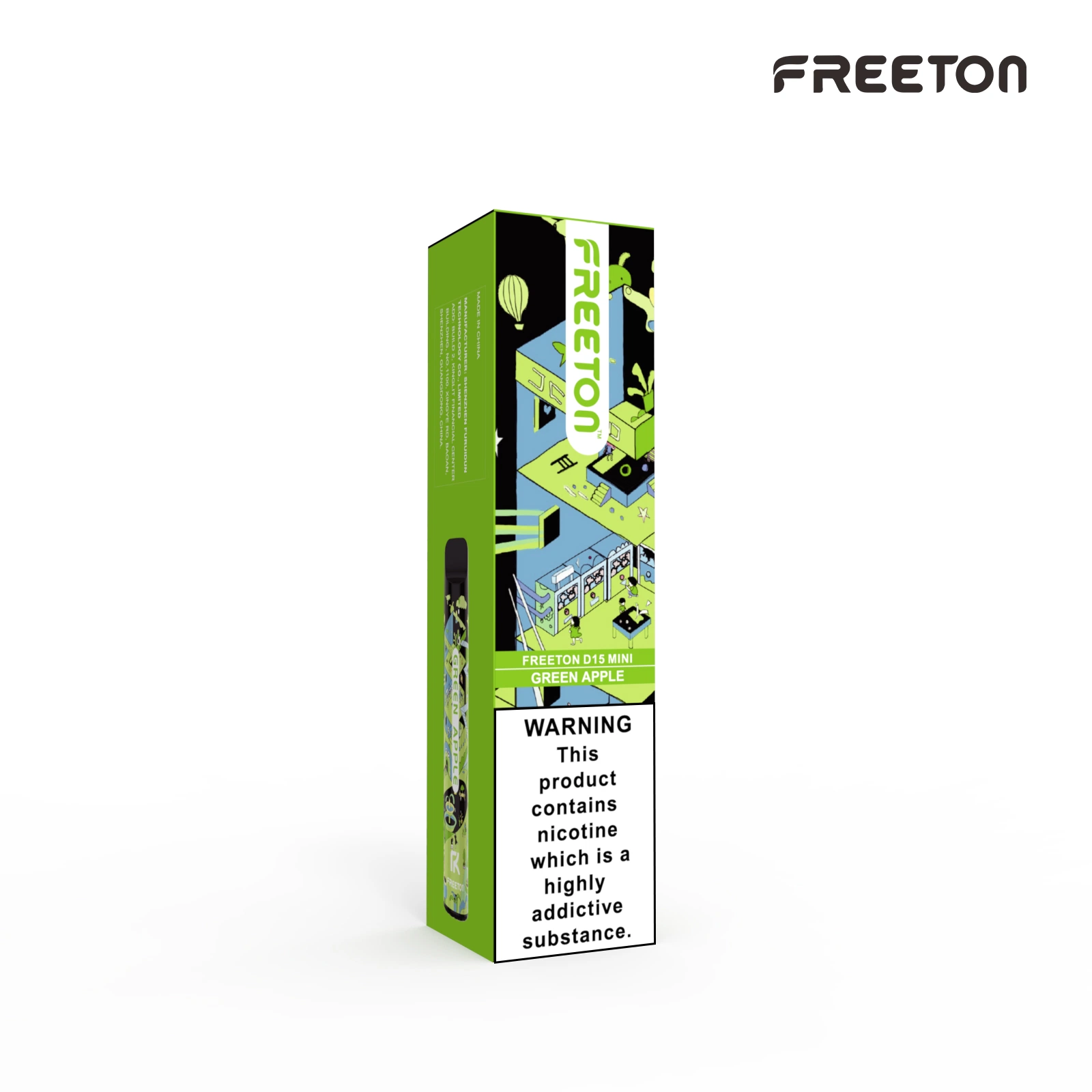 10 sabores 600 Puffs Freeton Disposable/Chargeable vape electrónico de buena calidad