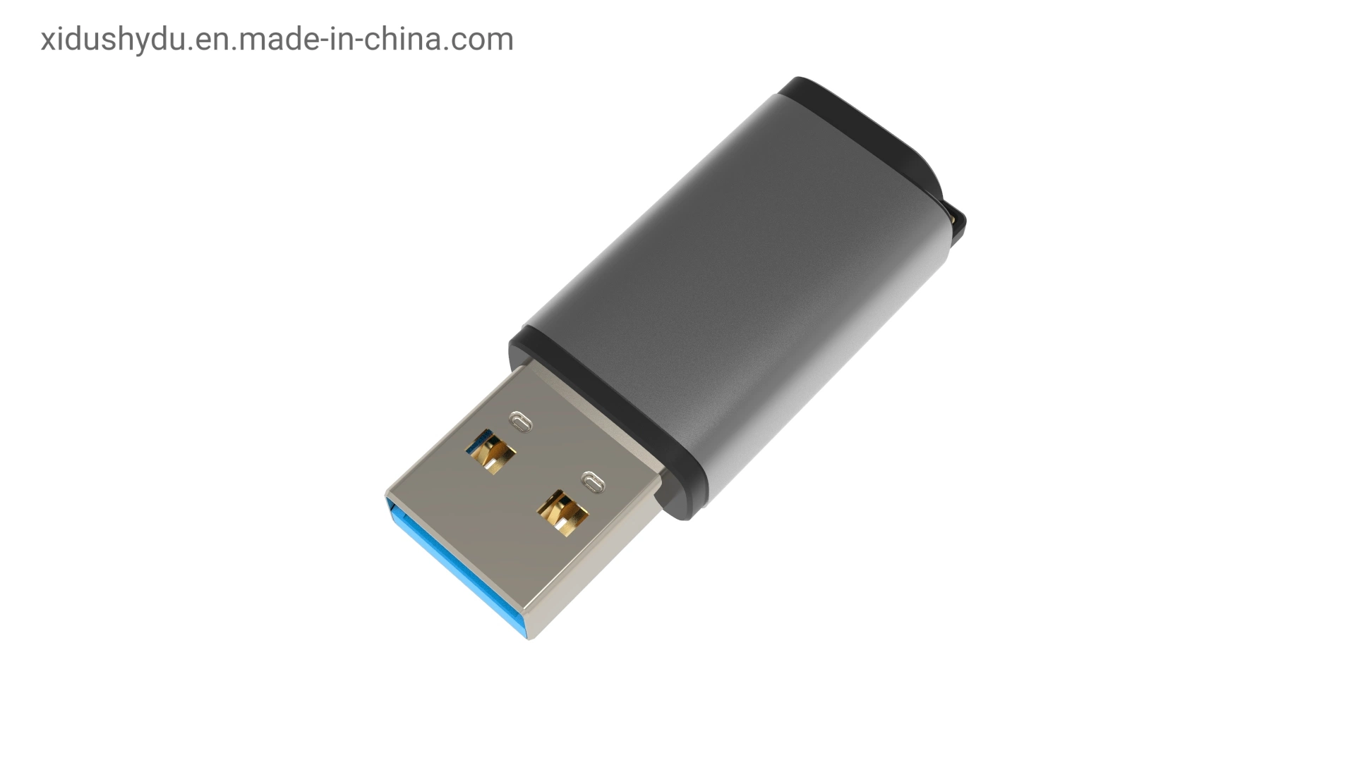 Customized Logo of Aluminum Alloy Small Male to Female USB a to C Type OTG Adapter USB