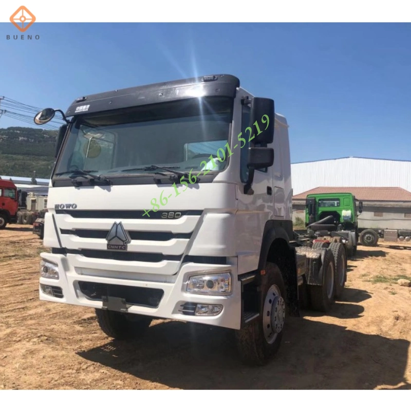 La venta directa proveedor chino de 35 toneladas de 371HP 10 Wheeler, 6X4 Sinotruck HOWO Tractor nuevo jefe de la carretilla en stock