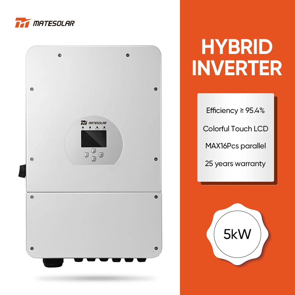 Inverseur solaire hybride 3 phases MATE 6 kW 8 kW 8 kW 8000W Nouvelle arrivée Prix de gros Solar Home Inverter