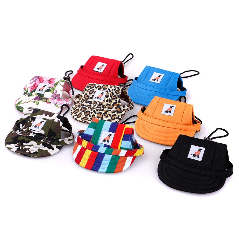 Accesorios para perros Accesorios para mascotas Beretas de mascotas Gorras de béisbol Canvas de peluche Gorra de perro de sol