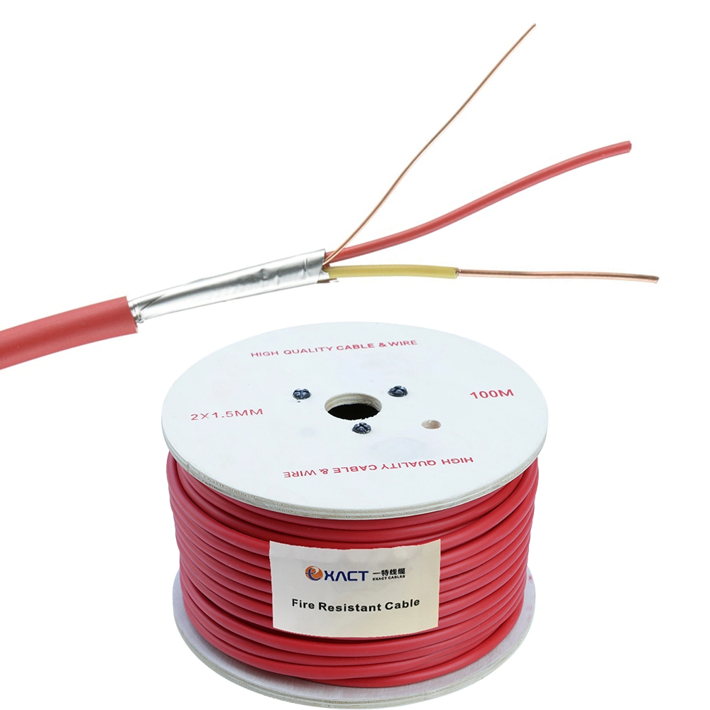 4x4 300/500v núcleo de cobre LSZH funda 2core apantallada resistente al fuego Cable