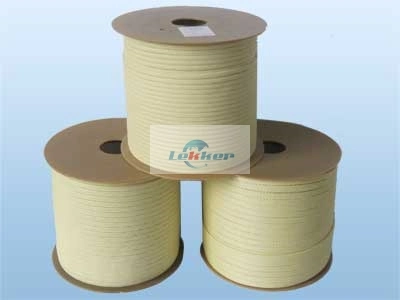 Kevlar Cord Used on Glass Tempering Furnace Braided Aramid Rope