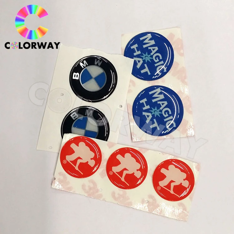 Custom Printing Neil Cuting Waterproof Crystal Epoxy Dome Sticker