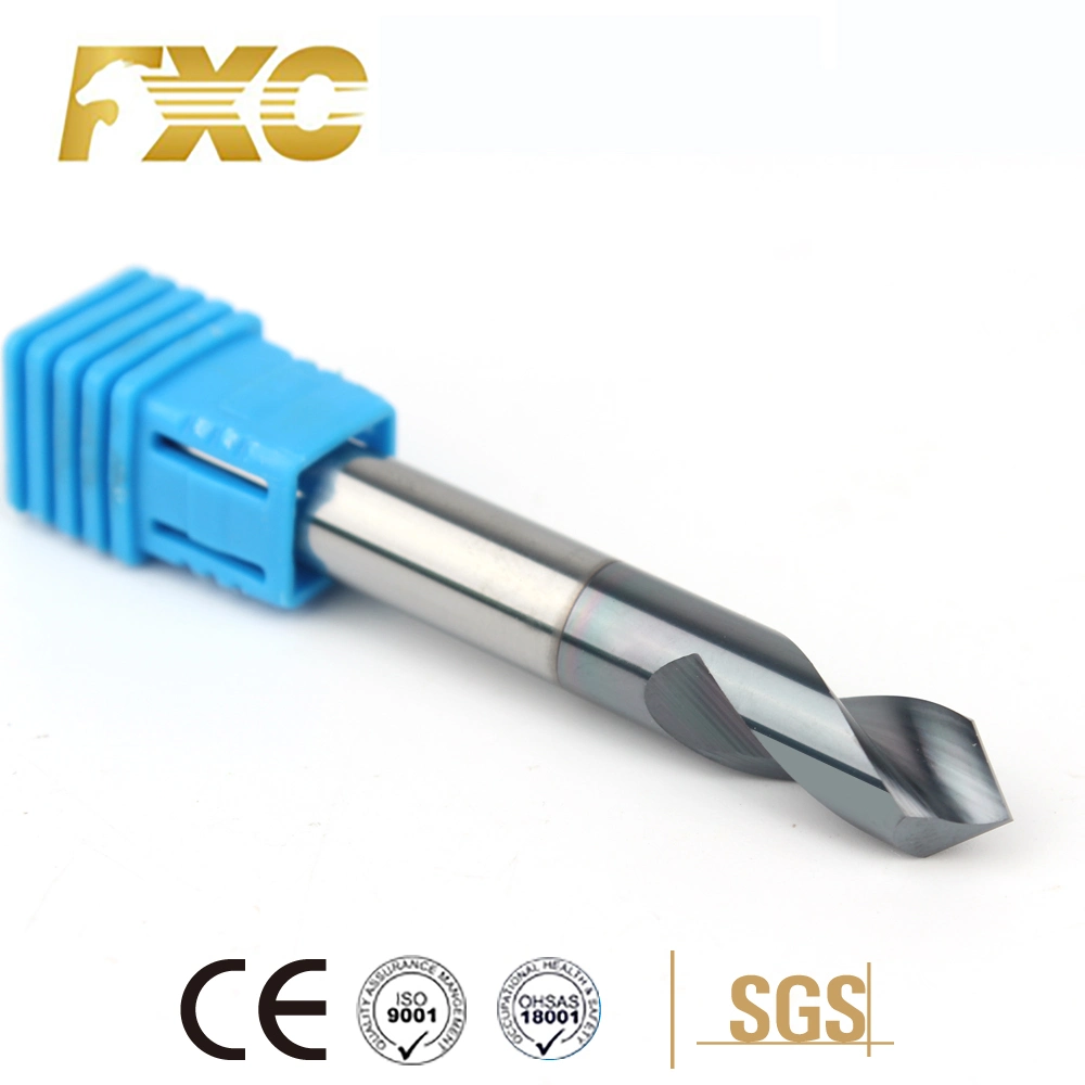 HRC55 Solid Tungsten Carbide Nc-Spotting Drills for Steel with Good Surface