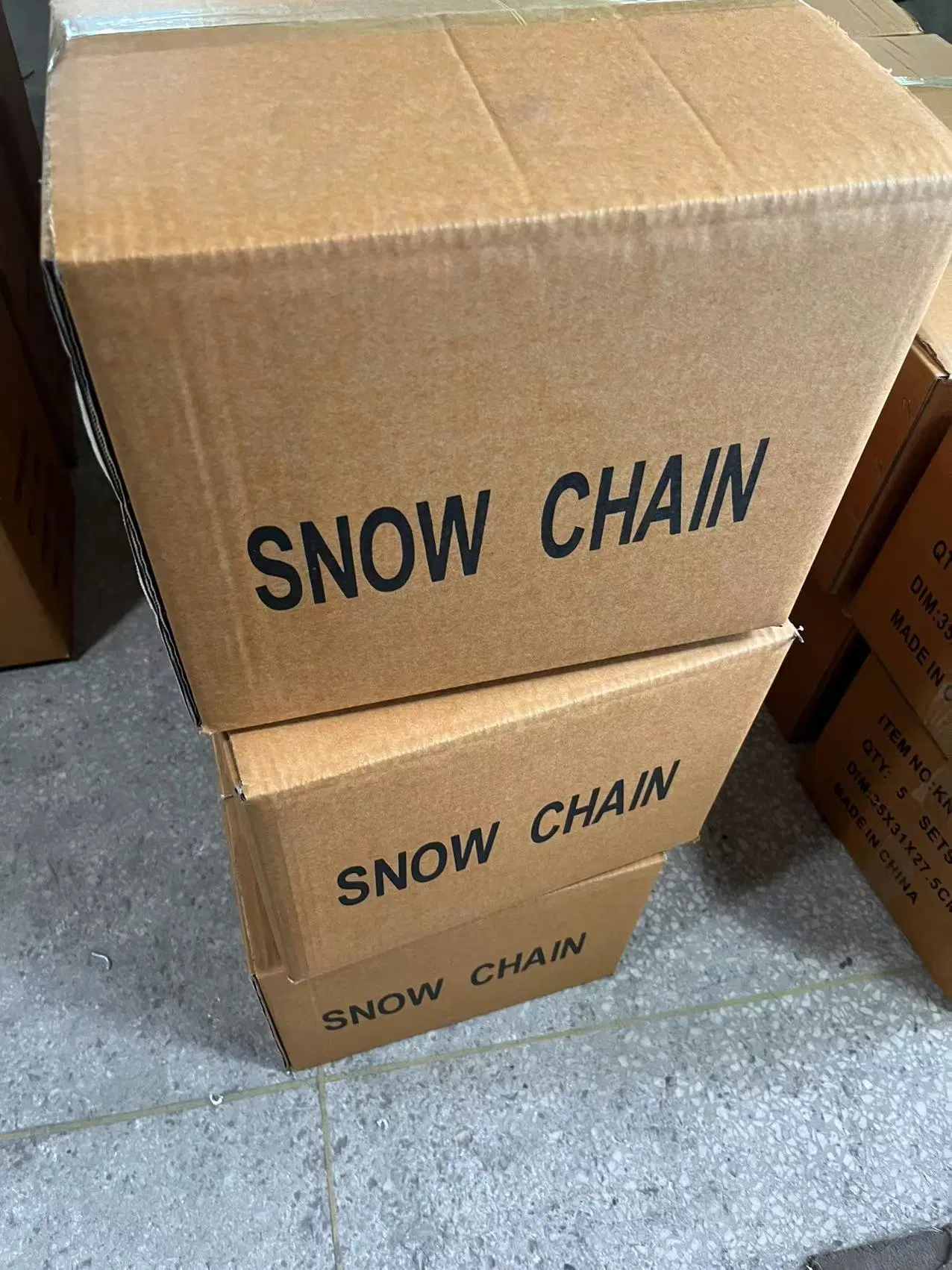 Car Anti-Skid Chains Wear-Resistant Steel Snow Chain 16mm