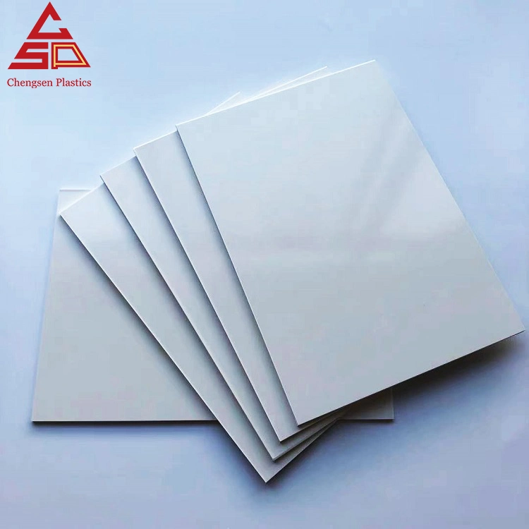 Plástico de doble color transparente resistente a la abrasión plástico ABS de color impermeable Hoja para firma