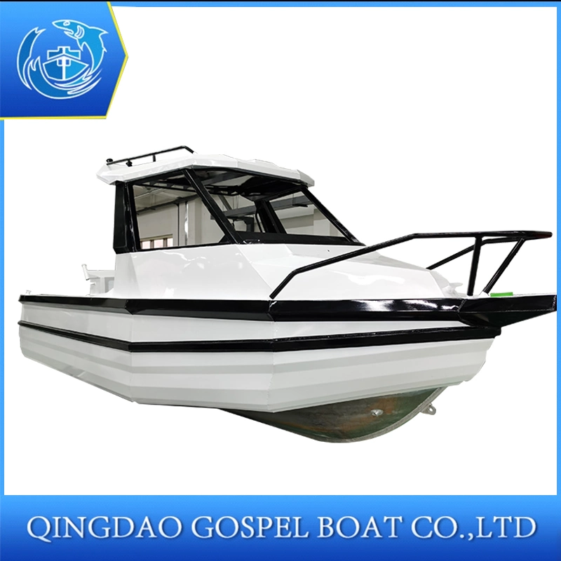 7.5m International Standards House Cabin Fishing Aluminum Boat with Ce