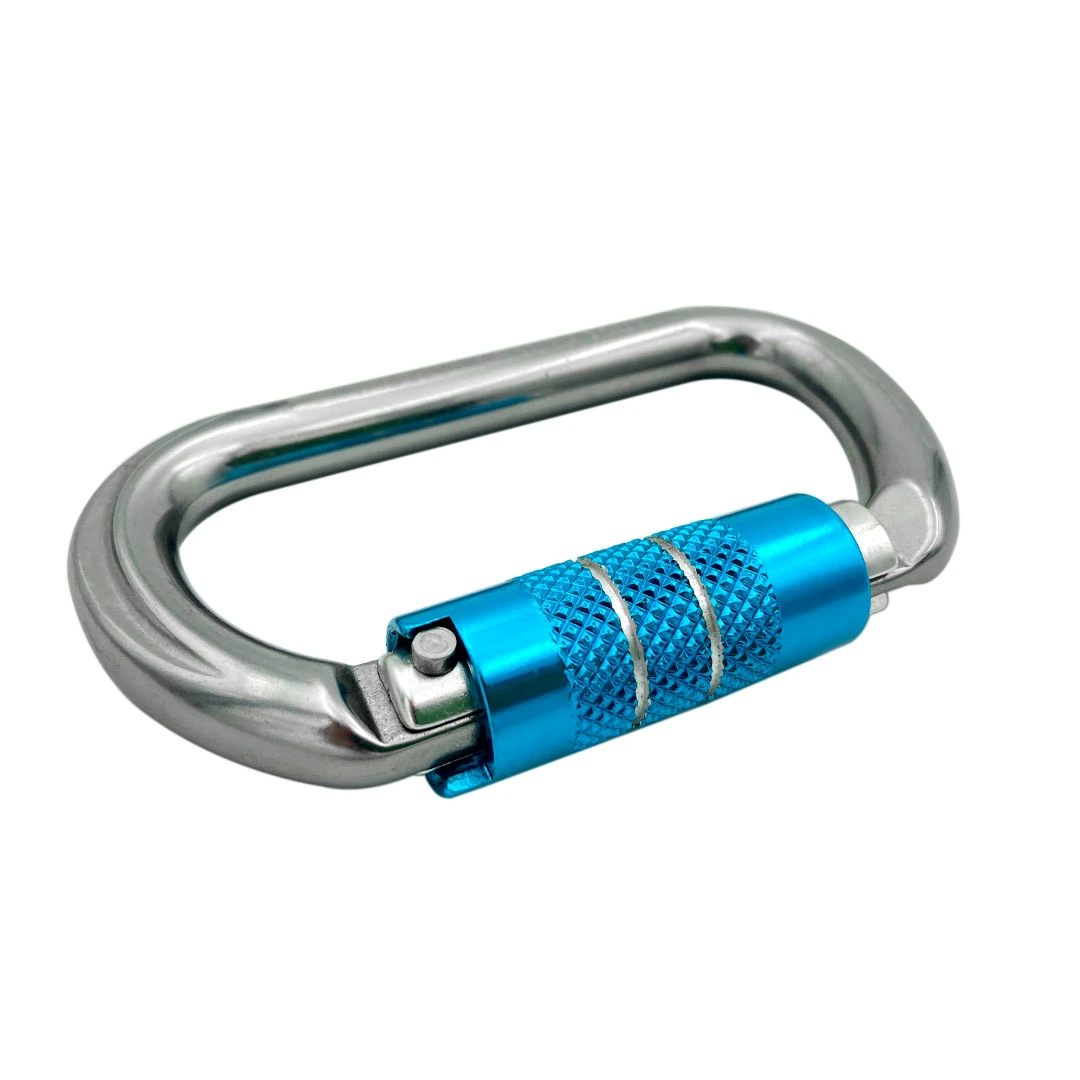 Custom 35kn Self-Locking 7075 Aluminium Spring Fall Protection Safety Belt Carabiner Hook