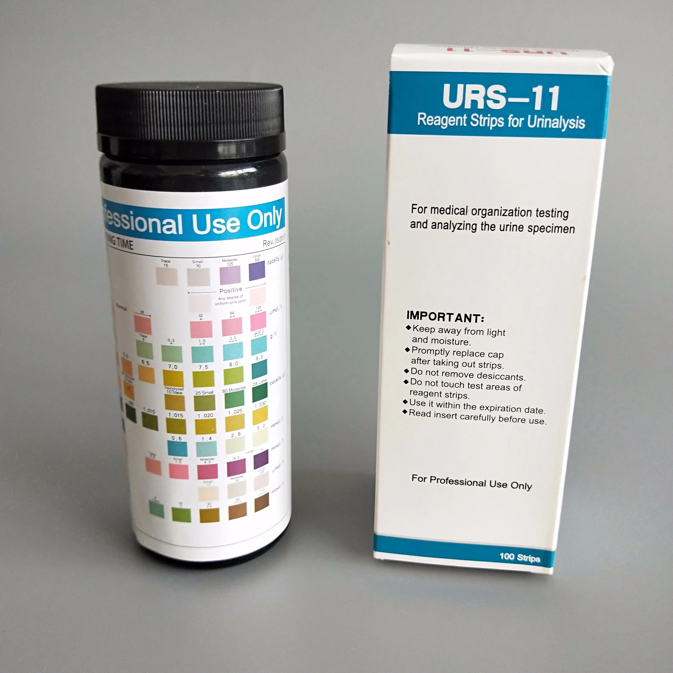 Bande de test pH de la créatinine urinaire de calcium Kit de Diagnostic de la cétone