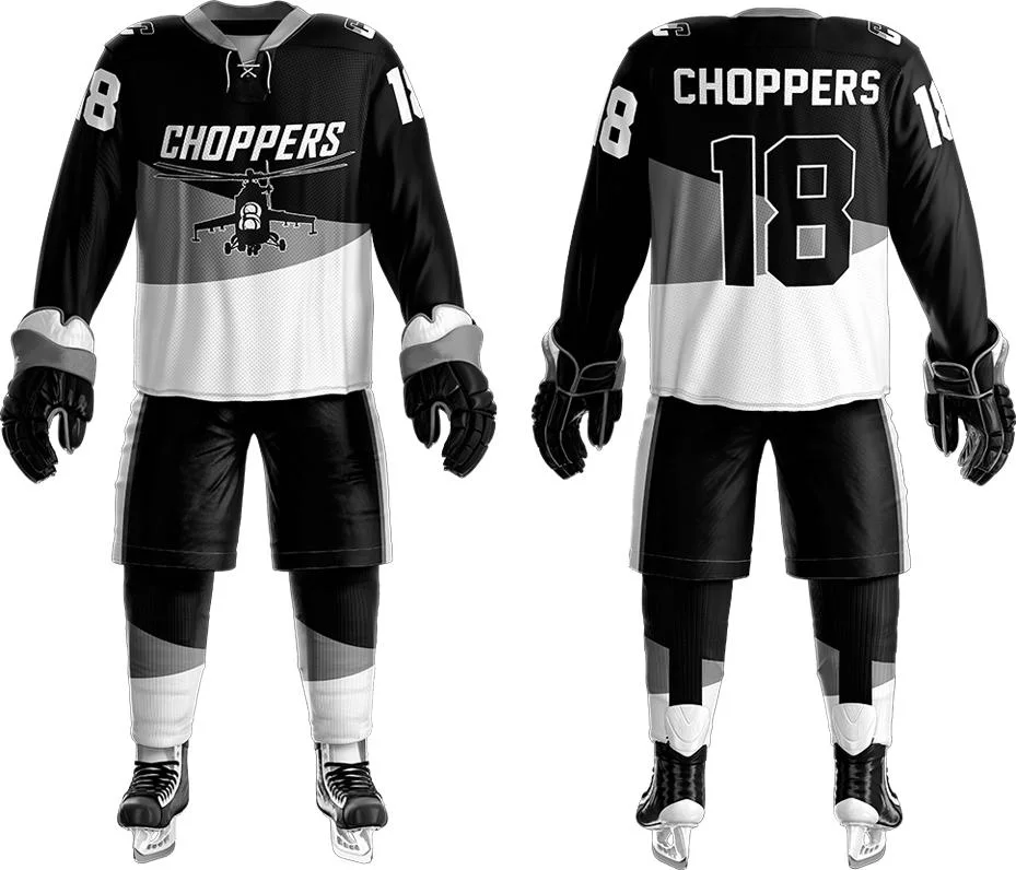 Cheap Custom High quality/High cost performance  League Ice Hockey Jerseys 100% Polyester Sublimation Reversible Goalie Hockey Jerseys