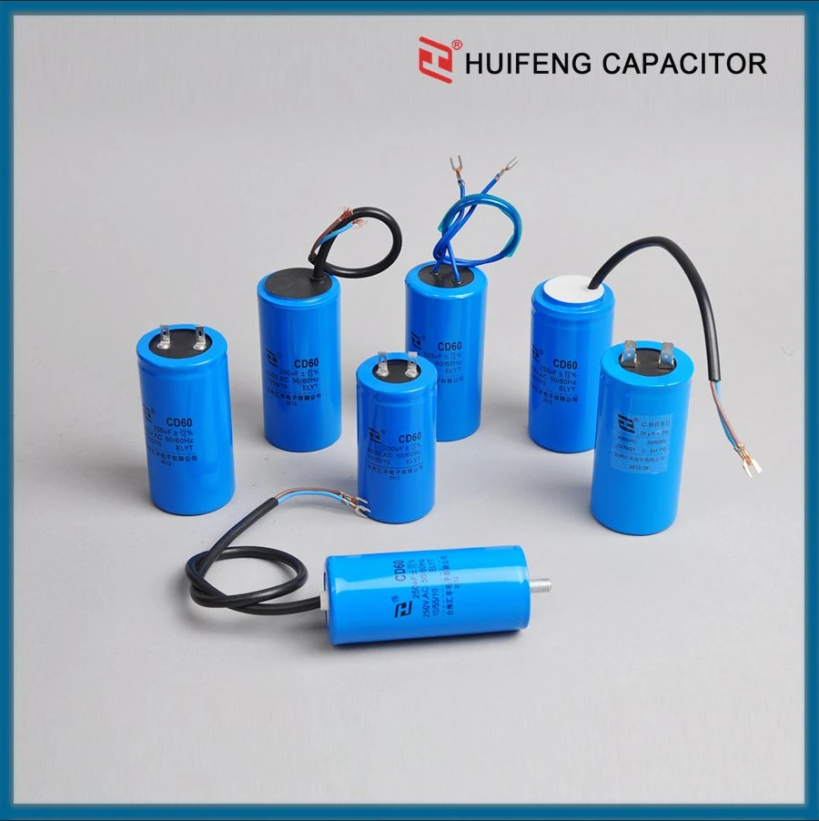 CD60 AC Motor Starting Capacitor with Blue Cover