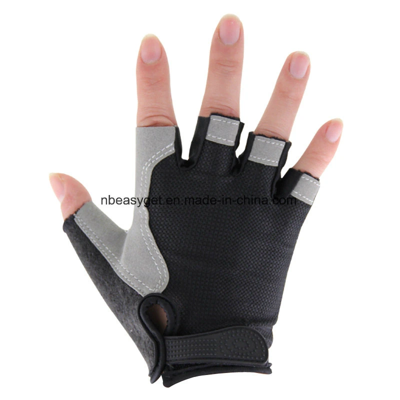 Guantes ligeros antideslizantes de media mano para bicicleta con almohadillas de gel para mujer transpirables Bicicleta de Montaña equitación Gimnasio Guantes deportivos Esg10138