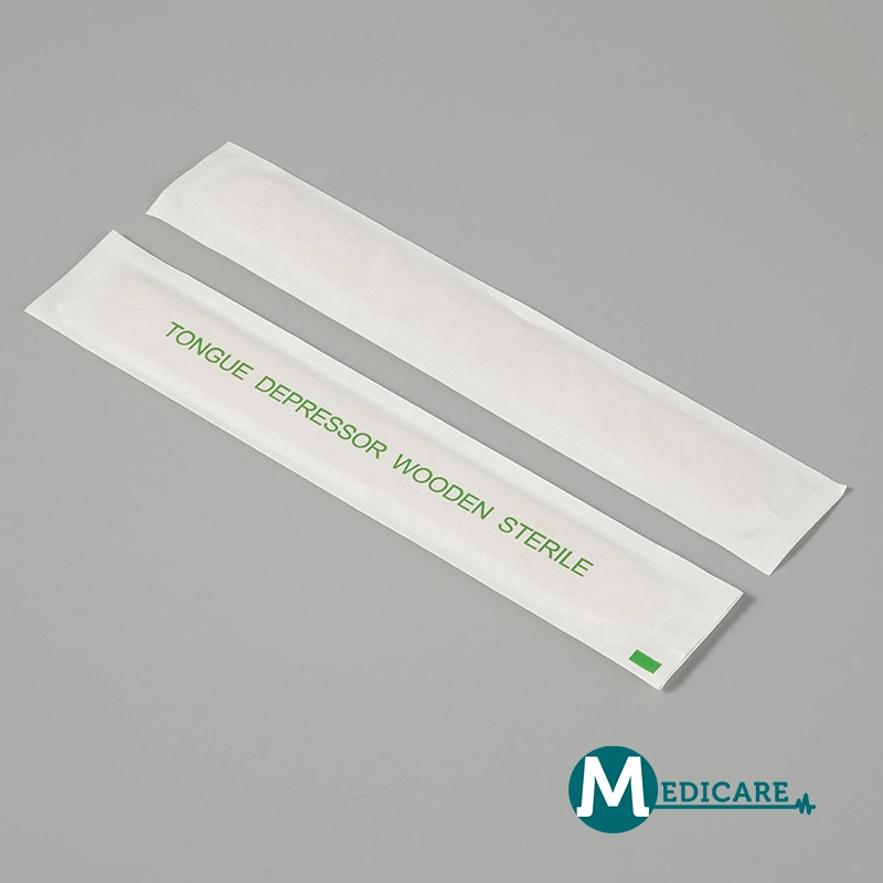 Round Edge Disposable Sterilized Medical Wooden Tongue Depressor