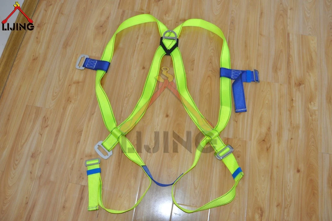 Fluorescent Green Safety Harnesses for Protection Portable Personal Protective Equipment