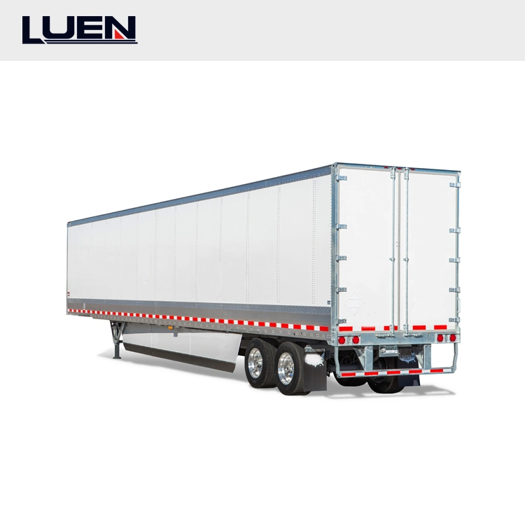 Luen Heavy Duty Aluminum Box Van Wing Open Semi Trailer