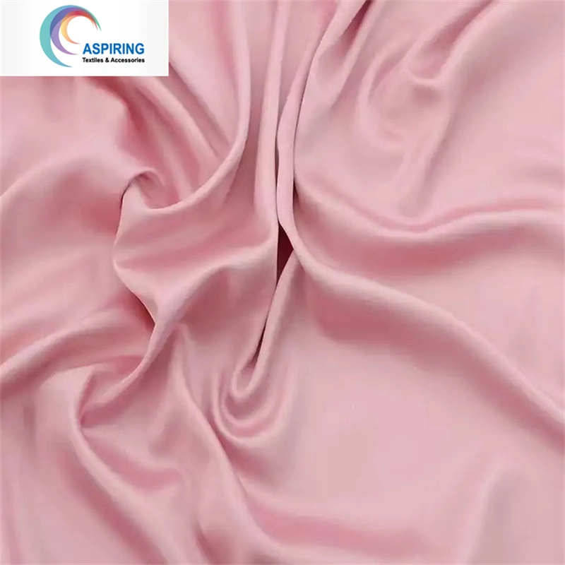 75*150 Semi Dull Twisted Yarn for Satin Fabric Textile 100% Polyester Satin Twist Fabric