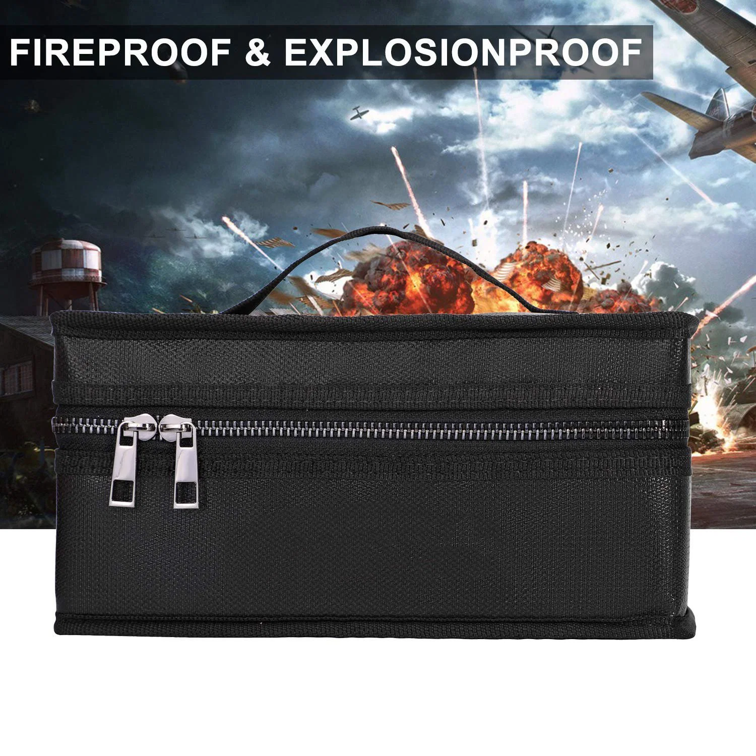 Lipo Battery Safe Bag Fireproof Explosion-Proof RC Charger Storage Carry Case