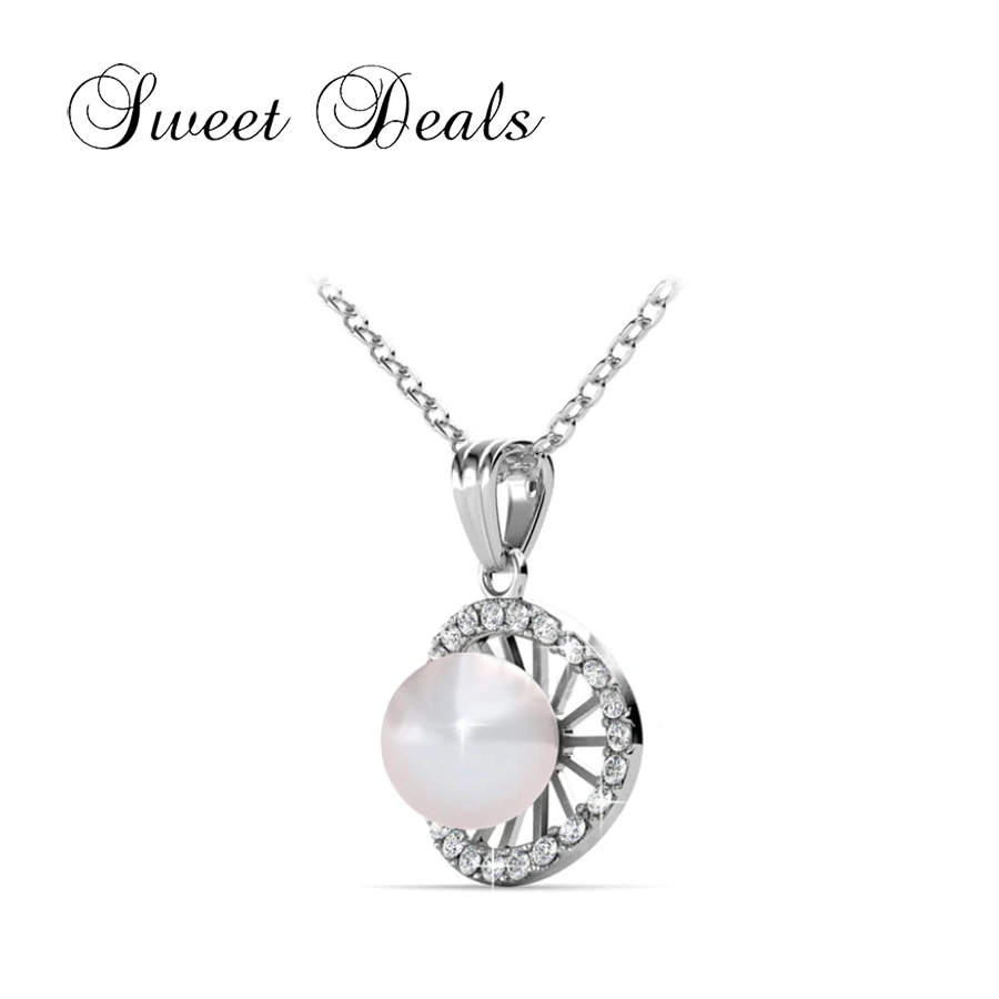 Fashionable Personality Pearl Necklace with S925 Silver Necklace Jewelry