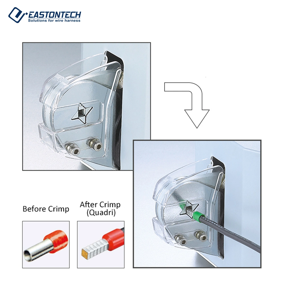 Pneumatic Terminal Crimping Machine for Ferrules Terminal for Automotive Wiring Harness