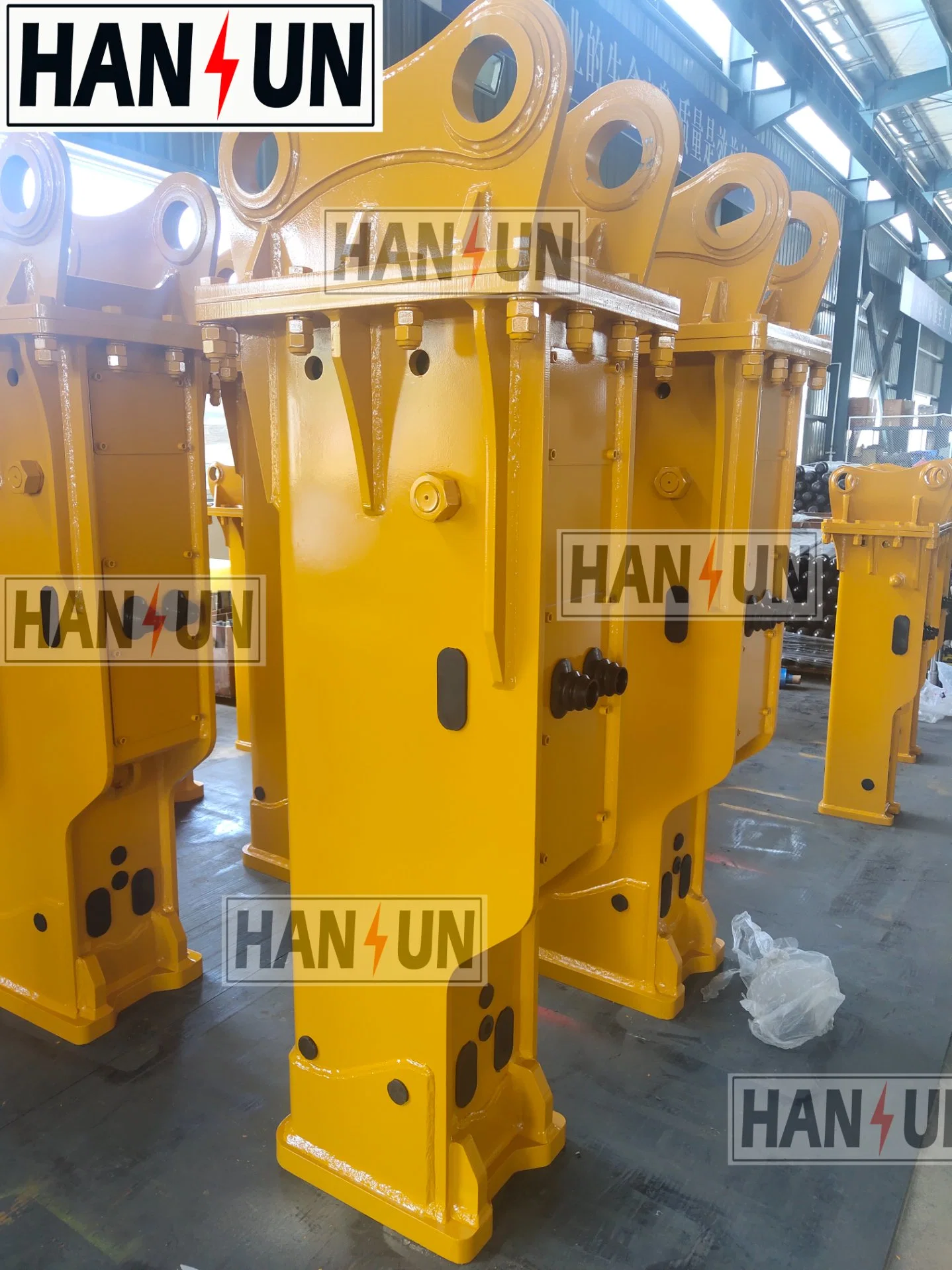 Hansun Chisle Dia 155mm Box Type Slience Type Hydraulic Rock Breaker for 30 Tons Excavator