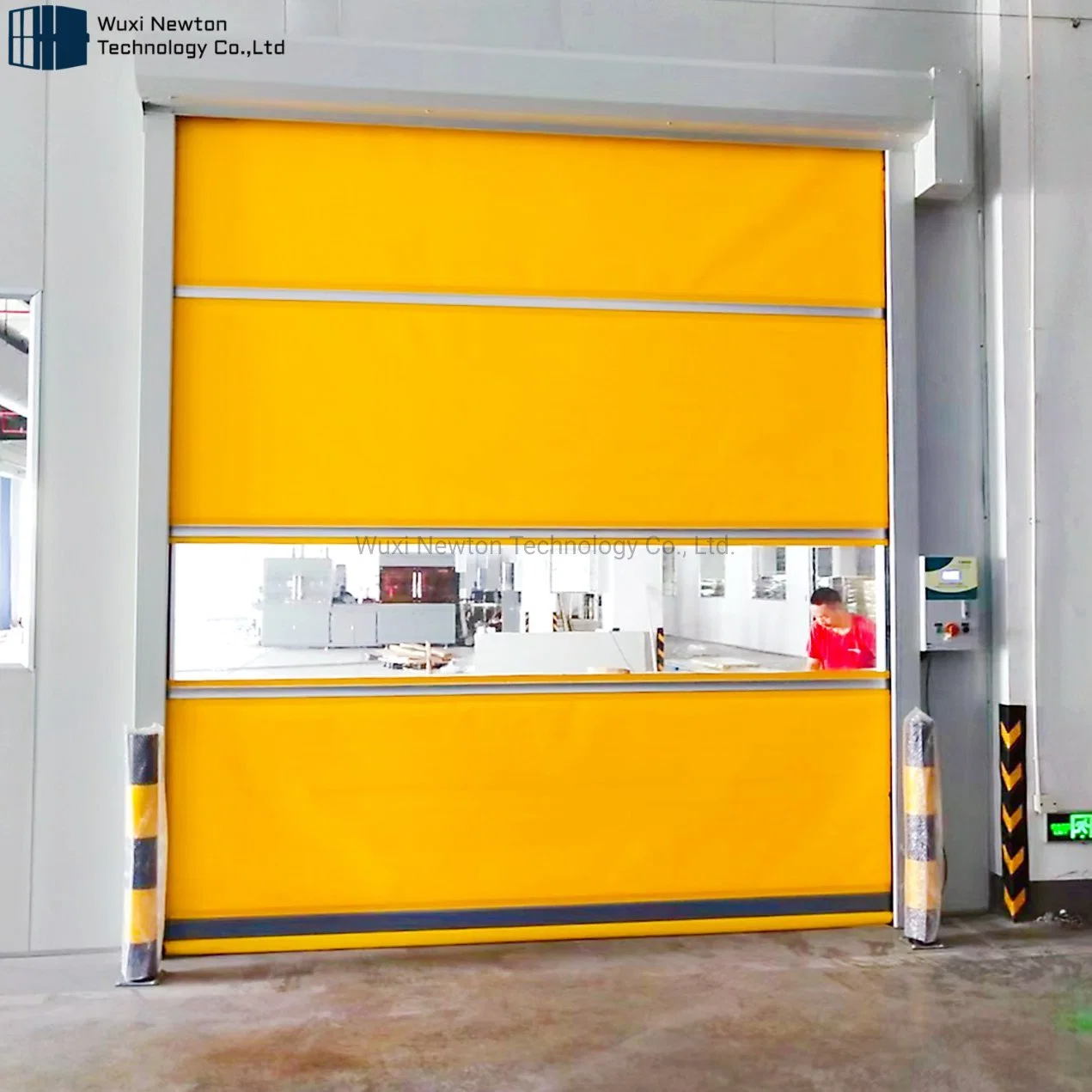 Electric Roller Shutter Outdoor Rapid Plastic High Speed Rolling PVC Doors