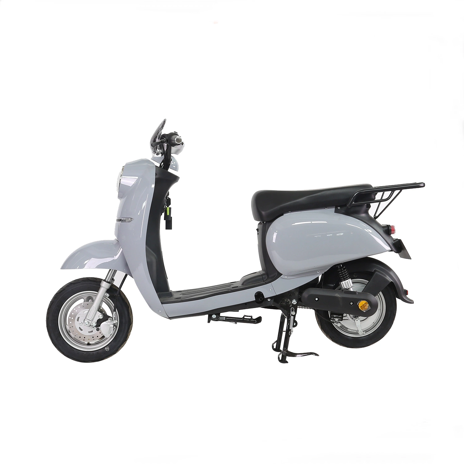 1500W Max Speed 50km/H and Max Range 90km Vespa Two Sets of 70V35ah Electric Motorcycle Control System LED Light Electric Car Spacious Blue