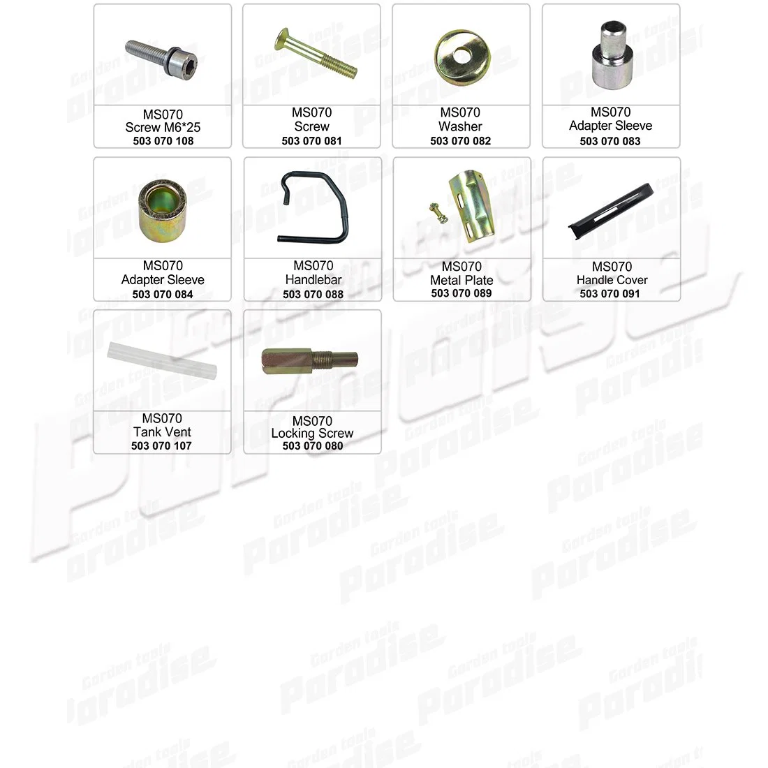 Adjusting Screw for 070 Gasoline Chain Saw