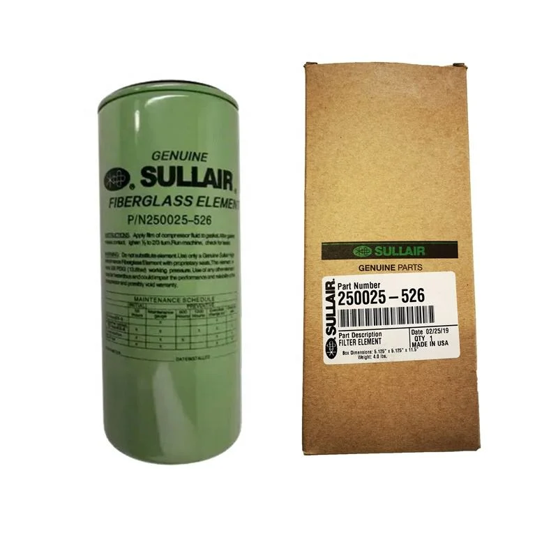 Replacement Sullair Oil Filter Cartridge Core 250025-526