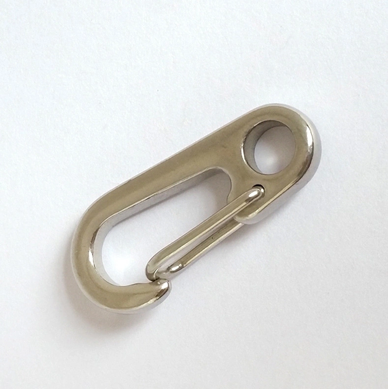 120mm Metal Stainless Steel Spring Marine Hardware Flat Snap Hook