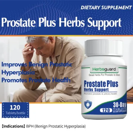 GMP Certified Healthy Prostate Size and Function Daily Taking Supplement