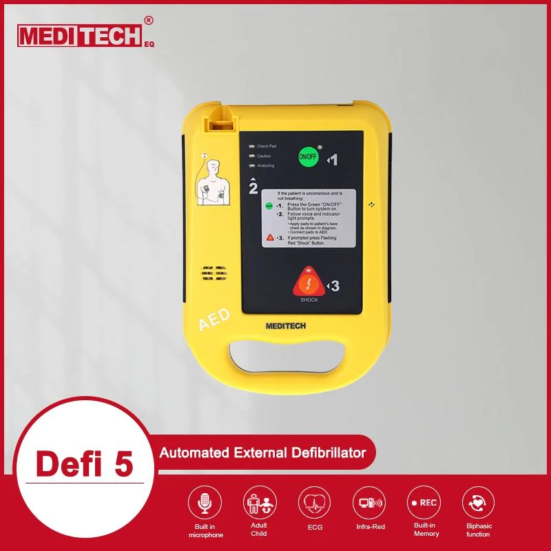 Meditech Hot Sale Portable Automated External Defibrillator First Aid Aed